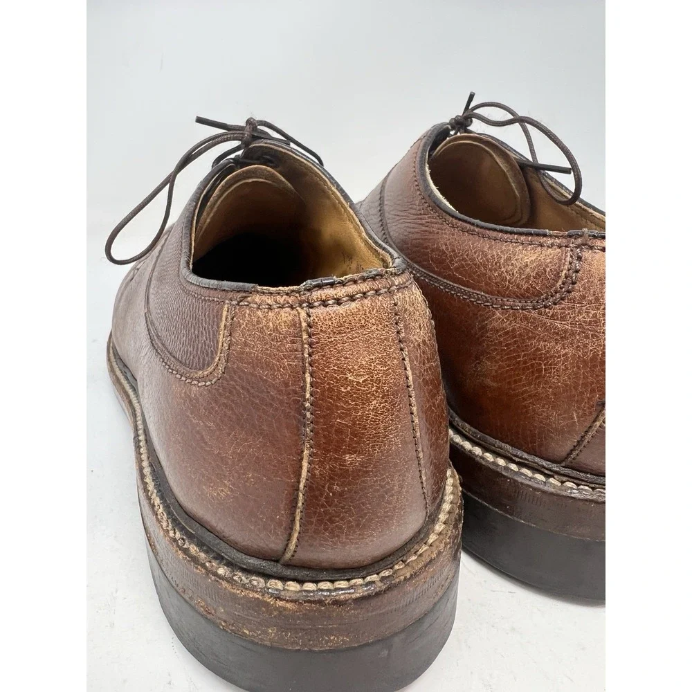 Florsheim Imperial quality V-Cleat Split Toe Pebbled Brown 7 E‎